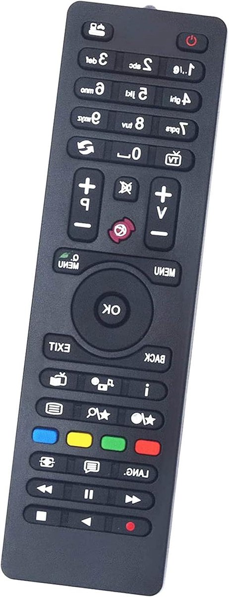 Afstandsbediening Vervangen - Universele Bediening - Tv Kijken - Directe Werking - 10 Meter Bereik - Zwart