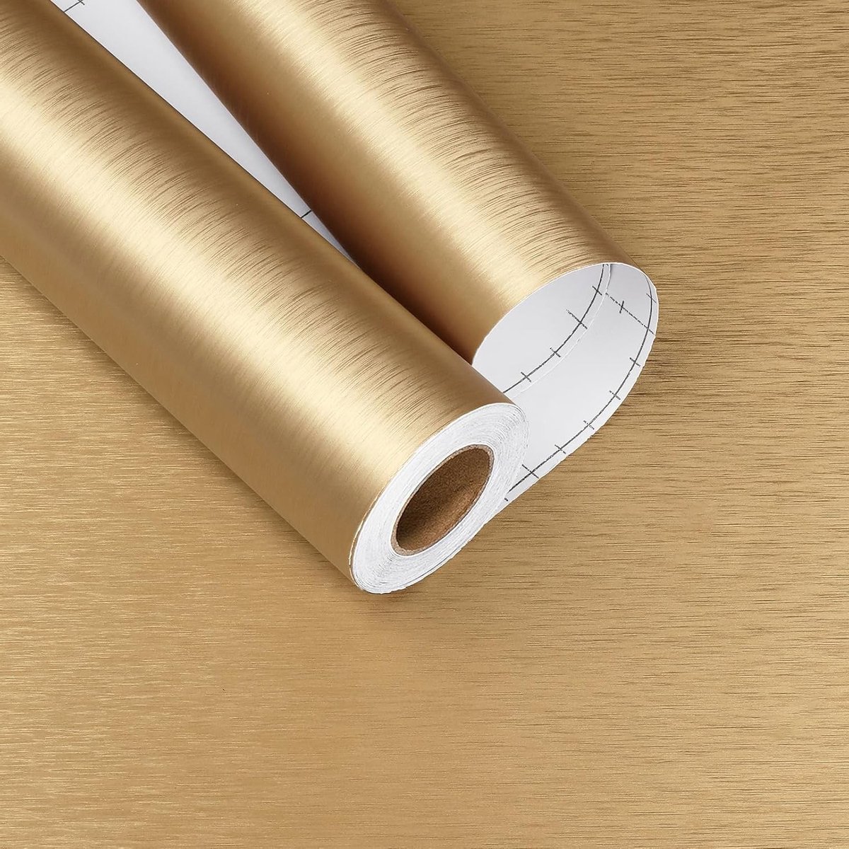 Zelfklevend Goud Vinyl Behang voor Keukenwerkbladen en Meubels