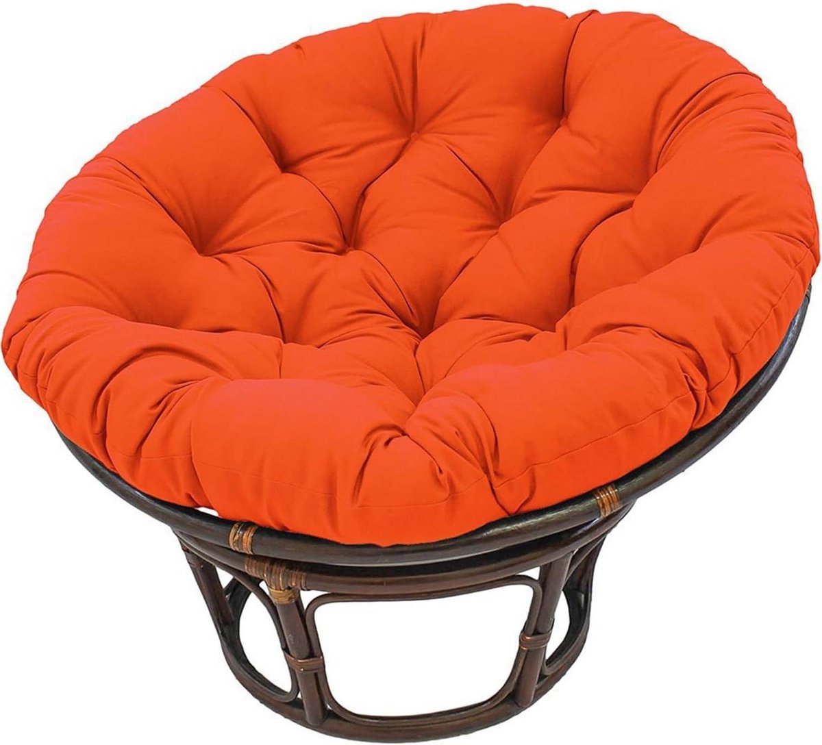Zitkussen - Stoelkussen Rond - Ontspannen Zitten - Hoog Elastische Vulling - 50x50x8cm - O