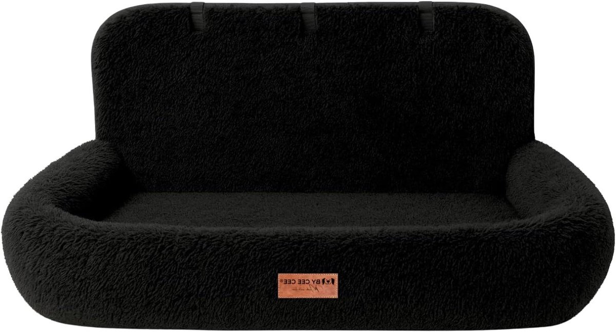 Honden Autostoel - Reismand Auto - Veilig Reizen - Wasbare Hoes - 60 x 60 x 65 cm - Zwart