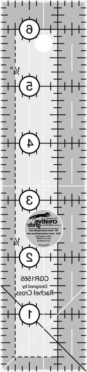 Creative Grids Ruler- 3.8cm x 17cm -CGR1565