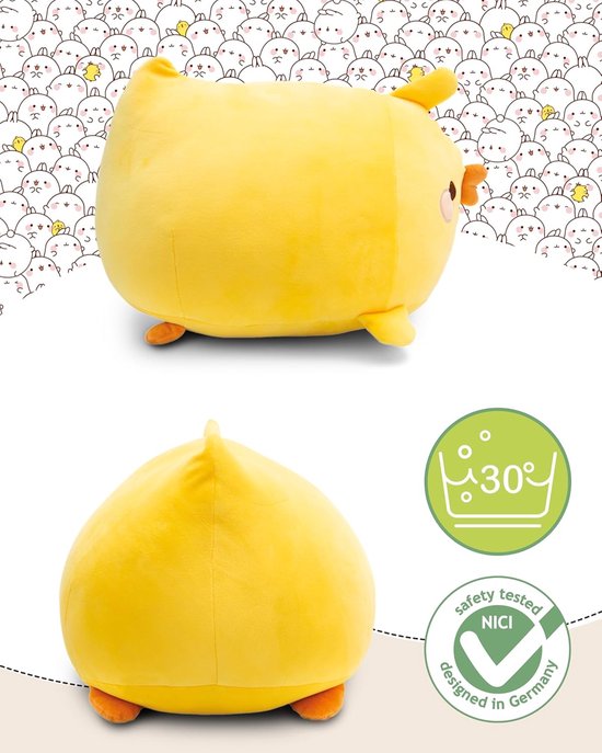 NICI Plush Toy Piu Piu 30 x 36 cm Yellow Stuffed Animal Soft Plush Toy Cute Plush Toy for Cuddling and Playing for Kids and Adults, Great Gift Idea - 62671 van NICI — afbeelding 5