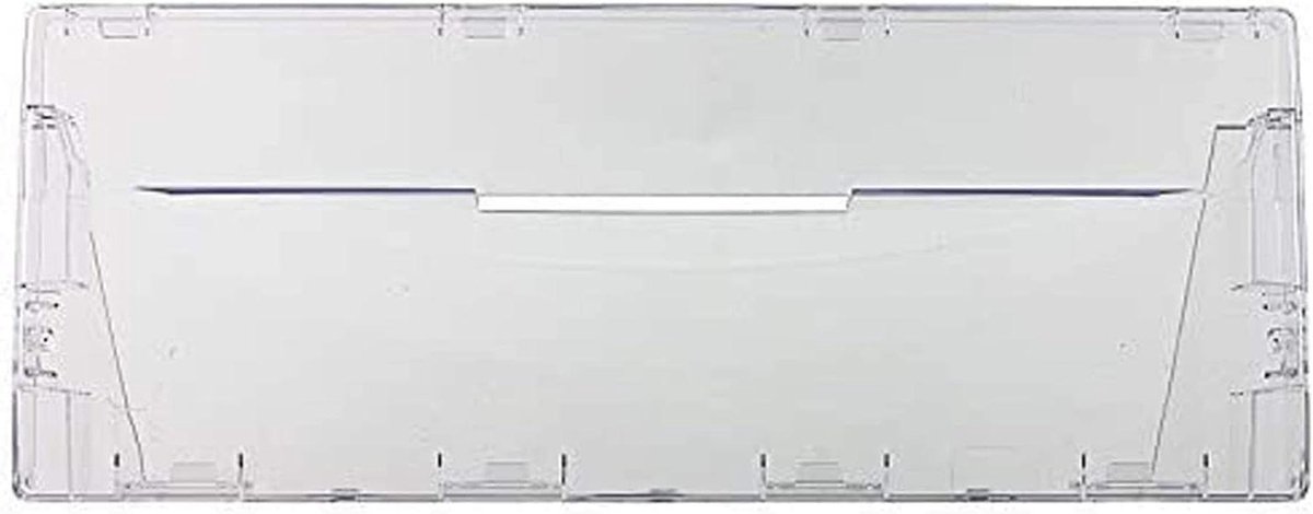 Lade Flap Voorhandvat - Koelkast Onderdeel - Vriezer Reparatie - Premium Kwaliteit Kunststof - 41x16x2.5 cm - Transparant
