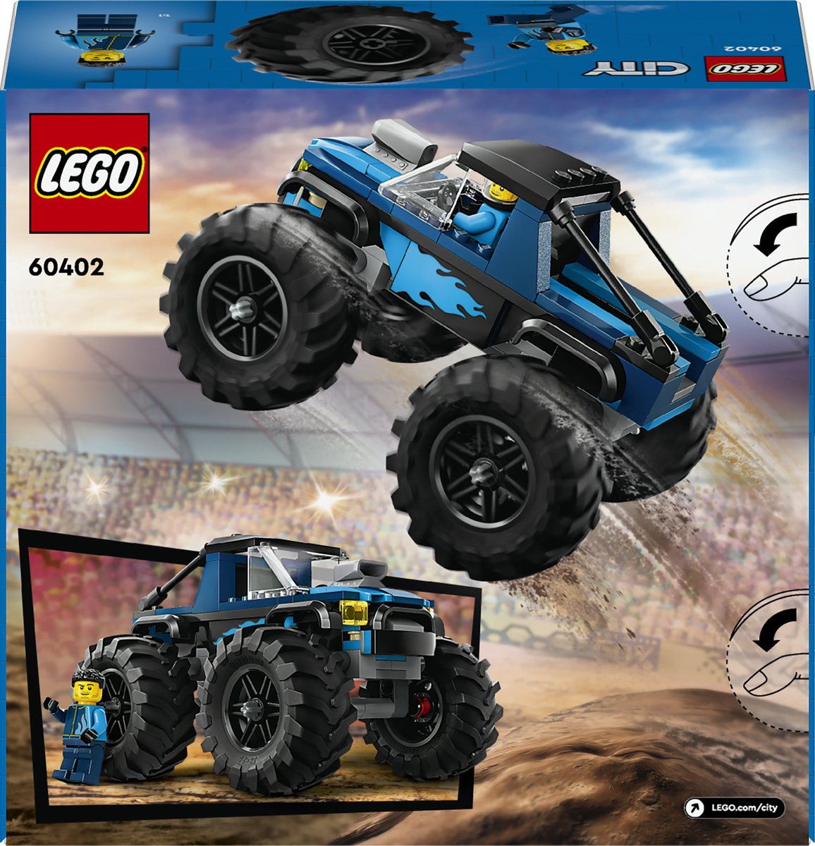 LEGO City Blauwe monstertruck - 60402 — afbeelding 14