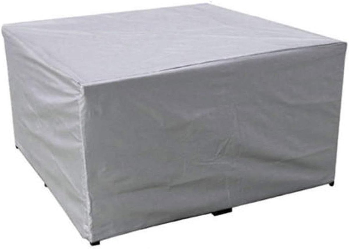 Tuinmeubelhoes - Terrasovertrek Beschermhoes - Meubels Beschermen - Waterdicht UV-bestendig - 126x126x74cm - Grijs