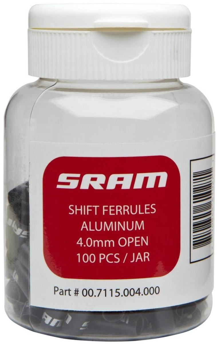Sram Cable Ferrules - Shifter Schwarz - UNI