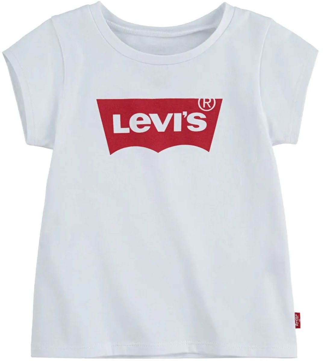 Levi´s ® Kids Batwing A Line Infant T-shirt Met Korte Mouwen 9 Months Meisje Rood