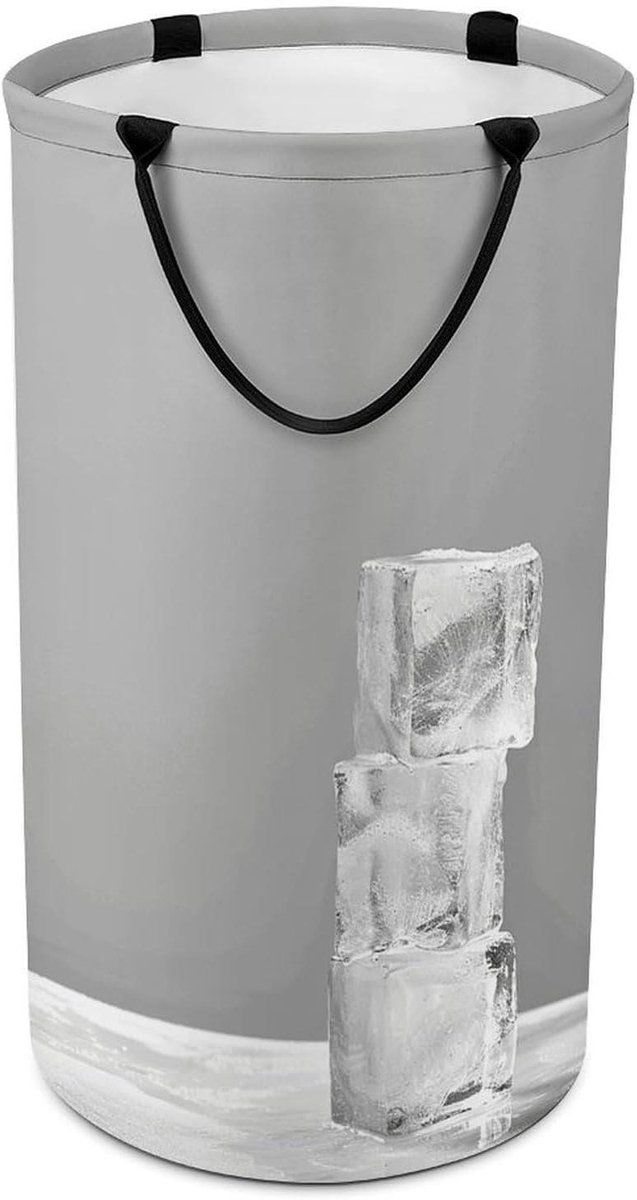 Wasmand Kledingmand Groot Opbergen Kleding Duurzame Kwaliteit 40x69cm Gedrukt