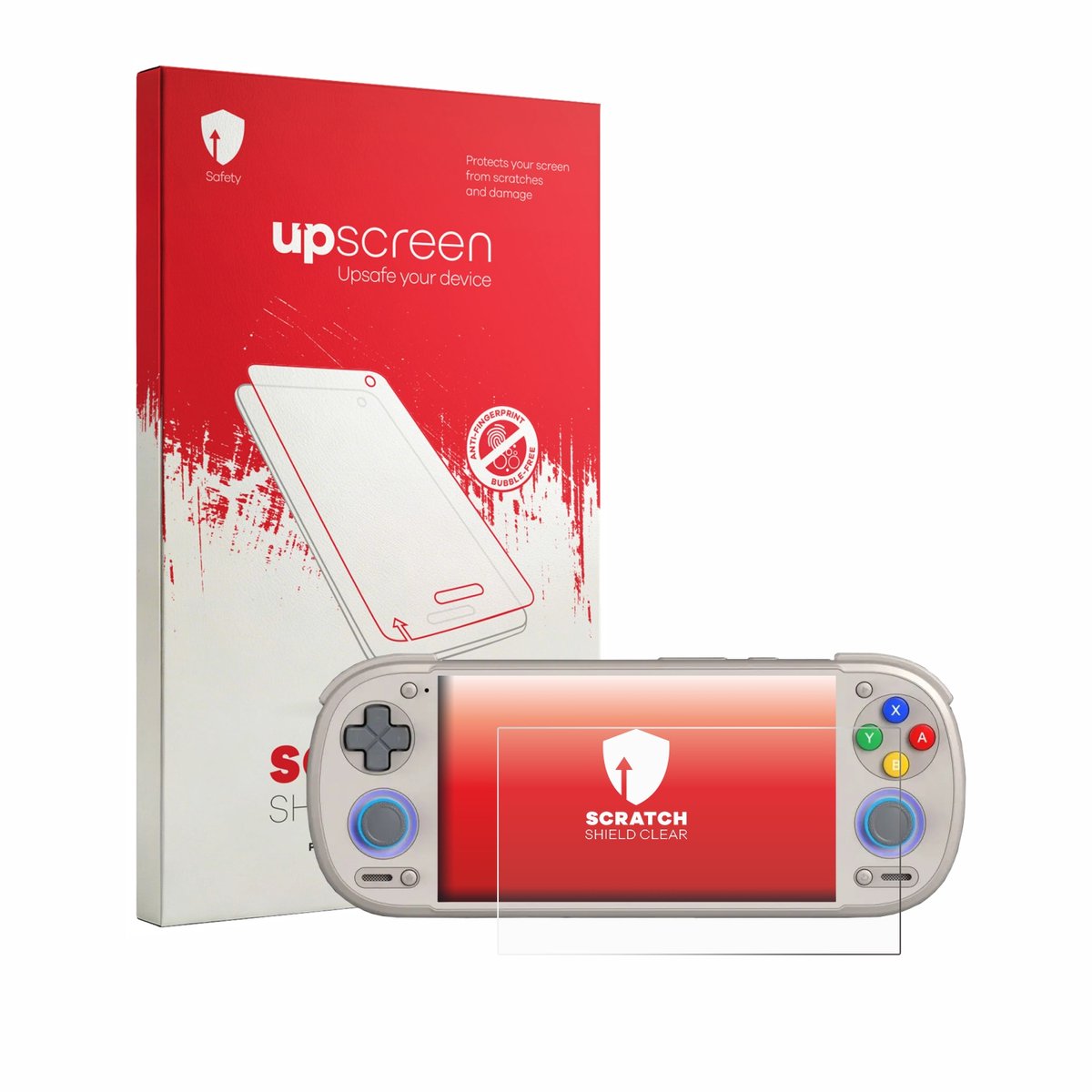 upscreen - Screenprotector voor Retroid Pocket 6 - Folie Beschermfolie transparant