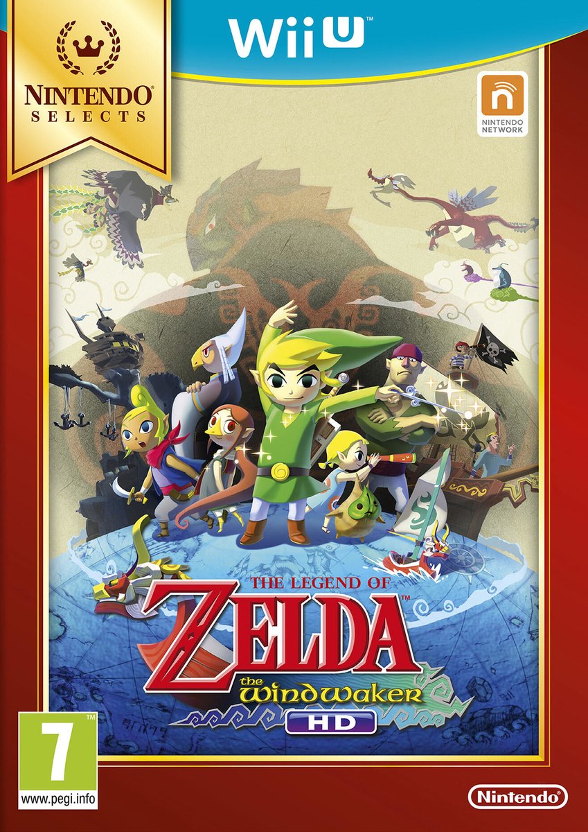 The Legend of Zelda The Wind Waker HD-Nintendo Selects (Wii U) Gebruikt