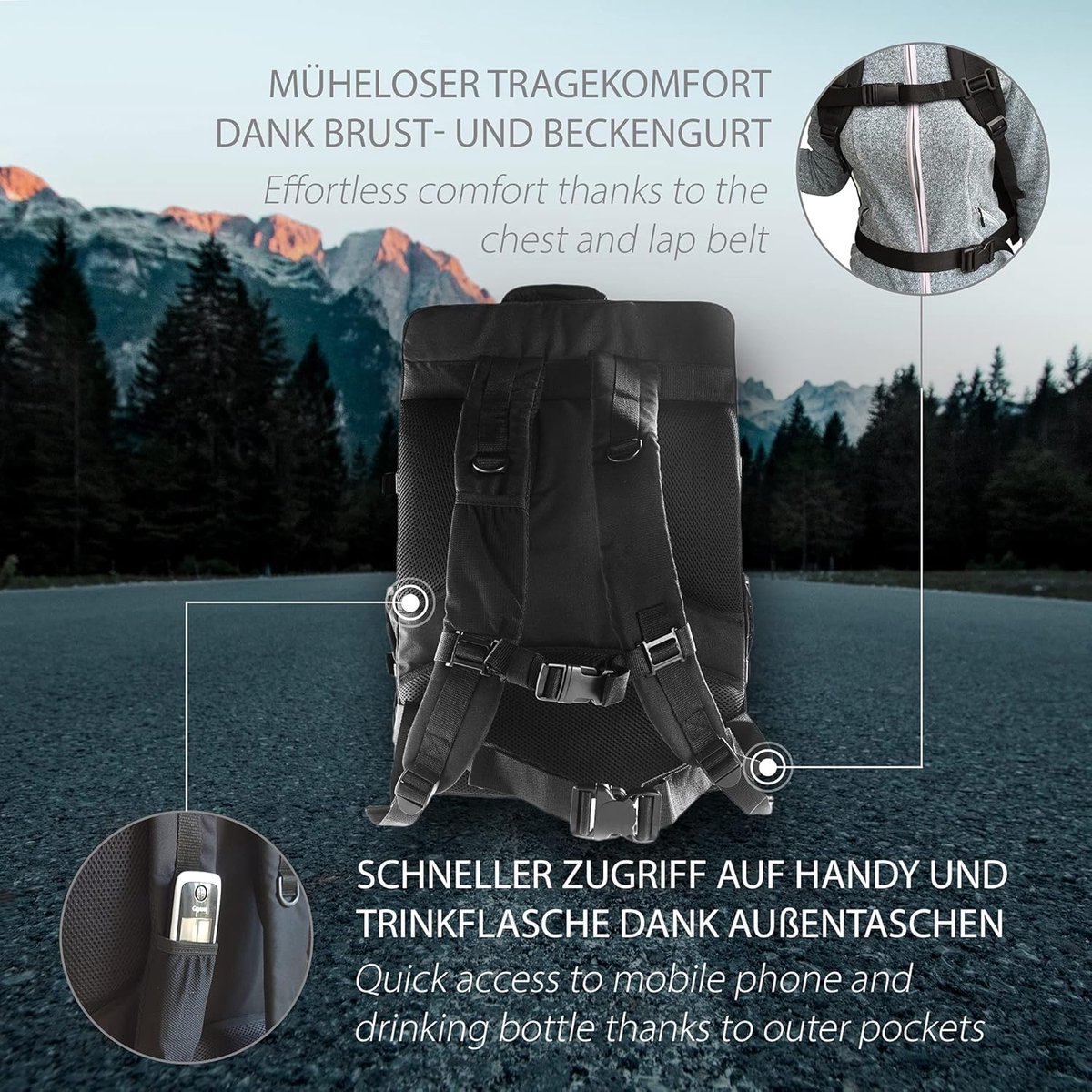 DJI Avata 2 Rugzak - Drone Tas - Drone Transport - Op Maat Gemaakt – foto 3