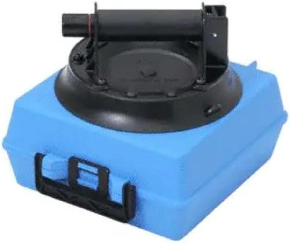 Vacuüm Lifter - Glasheffer Zuignap - Gebogen Glas Verplaatsen - Red-Line Indicator - 203mm Pad - Zwart
