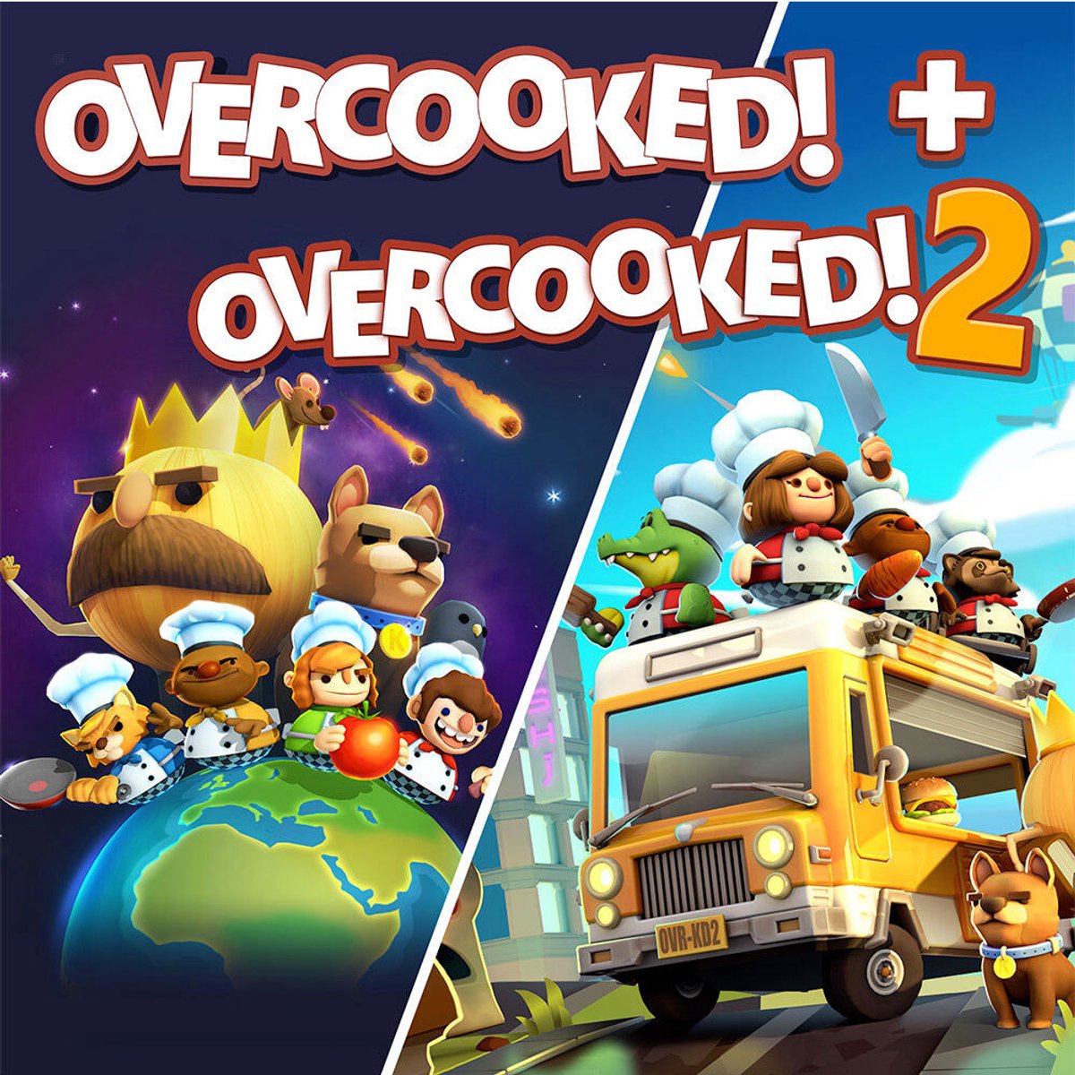 Overcooked + Overcooked 2 (Switch)