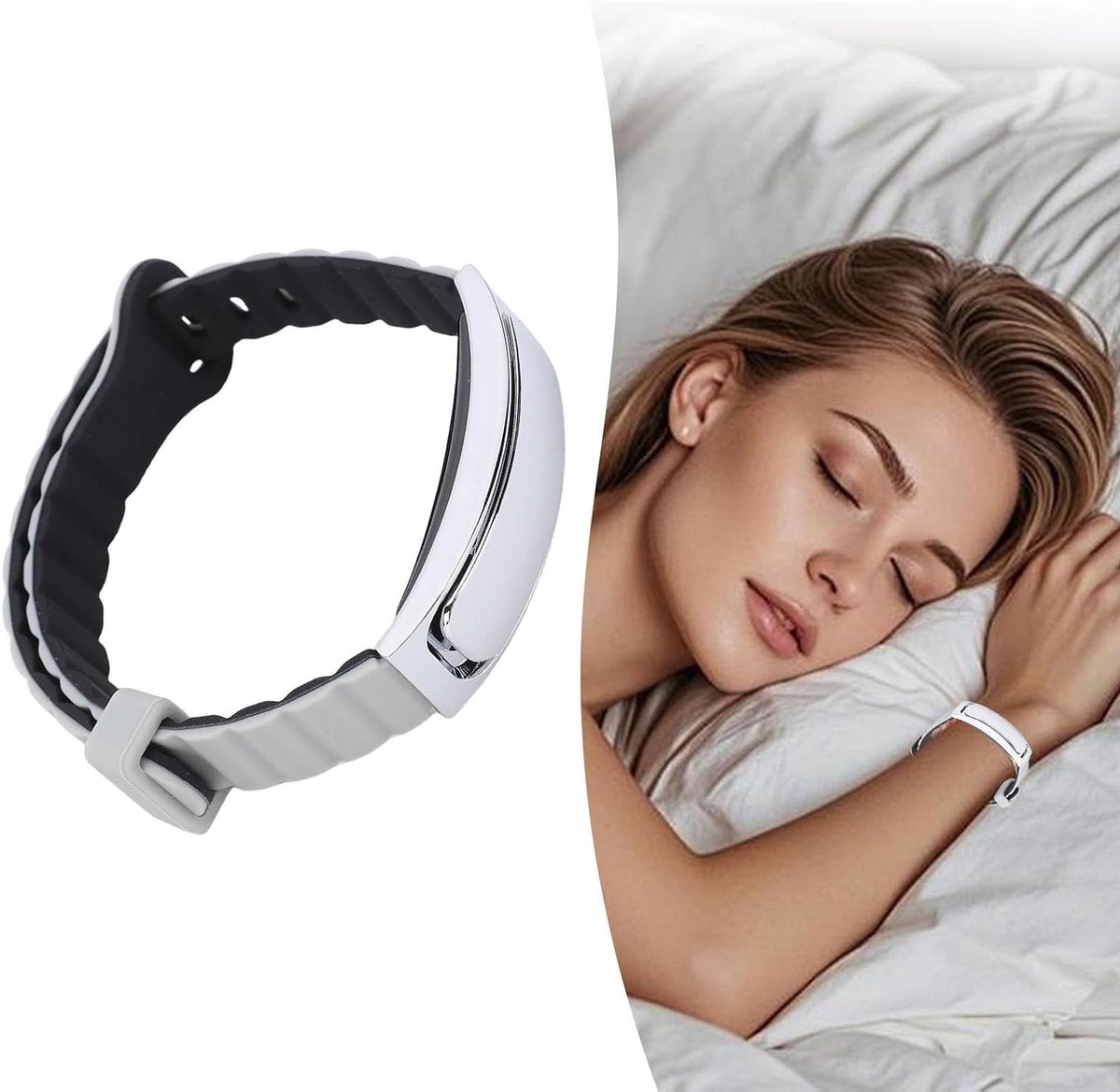 Smart Armband - Fitness Tracker - Gezondheid Monitoren - IP68 Waterdicht - 10 dagen batterij - Zilver