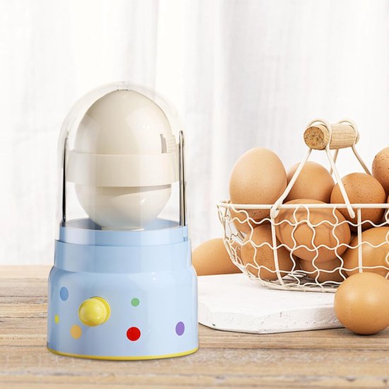 Shaker Egg Mixer - Handmatige Trektouw Egg Blender, makkelijk te gebruiken draagbare keuken gadget voor het mengen van eieren, pannenkoeken, dressings en - Cuisso tool van Merkloos — afbeelding 3