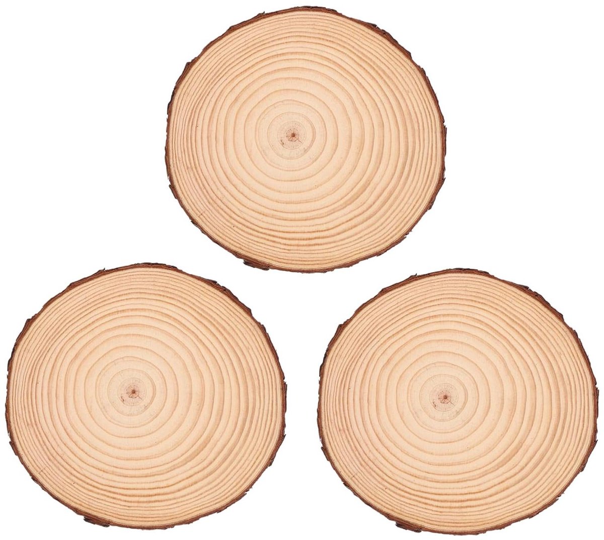 3pcs Outdoor Wooden Stepping Stones Wooden Step Mill Model Making Tools Round Stepping Stones Patio Step Garden Decor Japanese Decor Craft Painting Manual