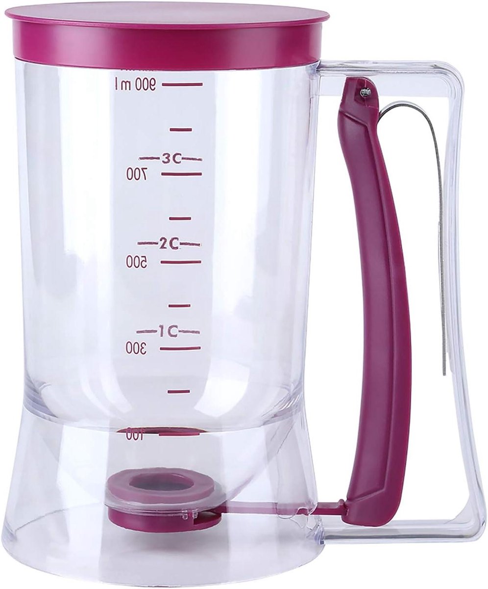 Beslag Dispenser - Cupcake Maker - Bakken Maken - Eenvoudige Bediening - 900 ml - Paars