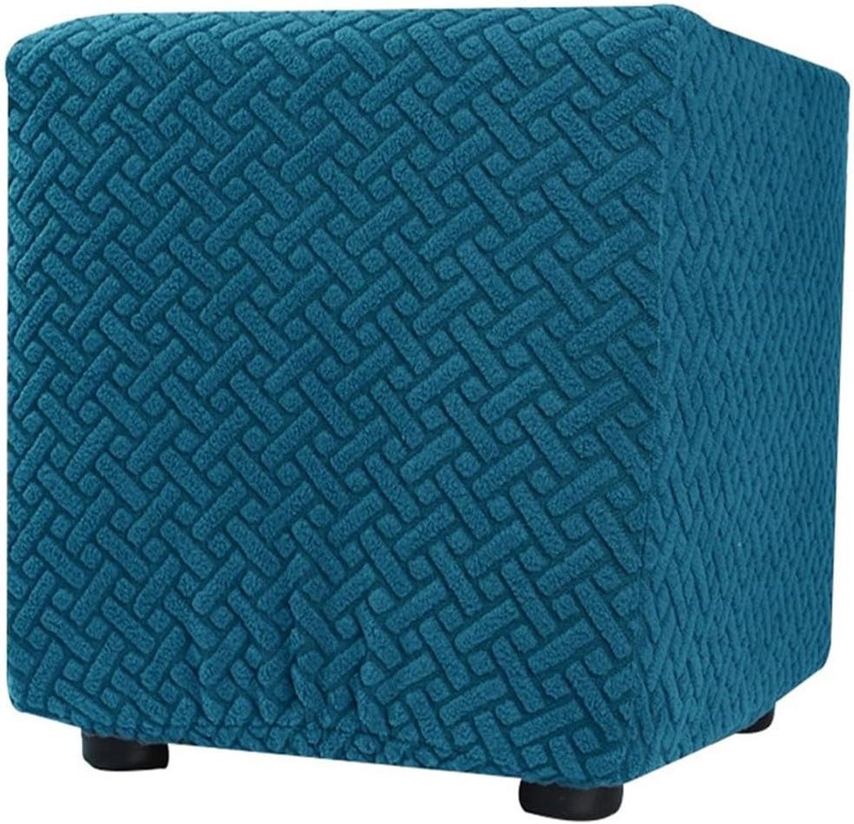 Voetenbankhoes Vierkant - Ottoman Cover - Meubels Beschermen - Hoge Elasticiteit - 50x50/60x60cm - Patroon