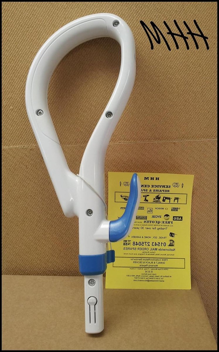 Stoom Mop Handvat - Reinigingsonderdeel Mop - Effectief Schoonmaken - Eenvoudige Clip-on Functie - 1 Stuk - Zwart