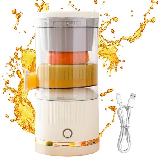 Automatische Sapcentrifuge - Fruitpers Elektrisch - Verse Sapjes Maken - Automatische Scheiding - 23.7 cm - Wit — afbeelding 5