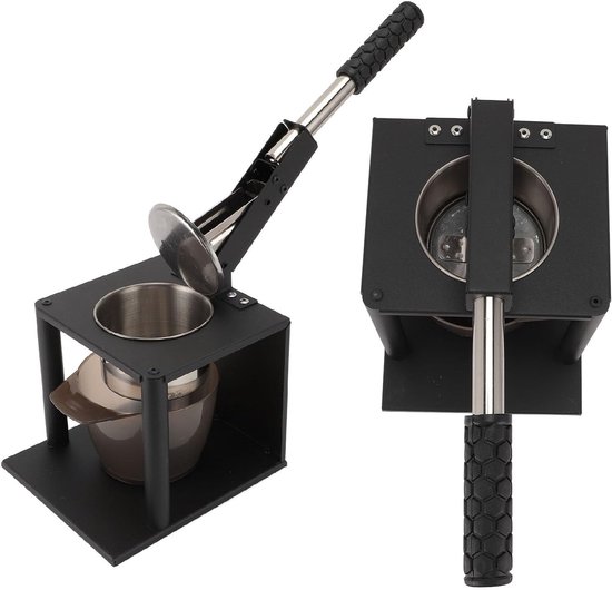 Handmatige Citruspers - Vruchtenpers Sapcentrifuge - Sap Extraheren - Arbeidsbesparende Handgreep - 22D x 19B x 18H cm - Zilver — afbeelding 2