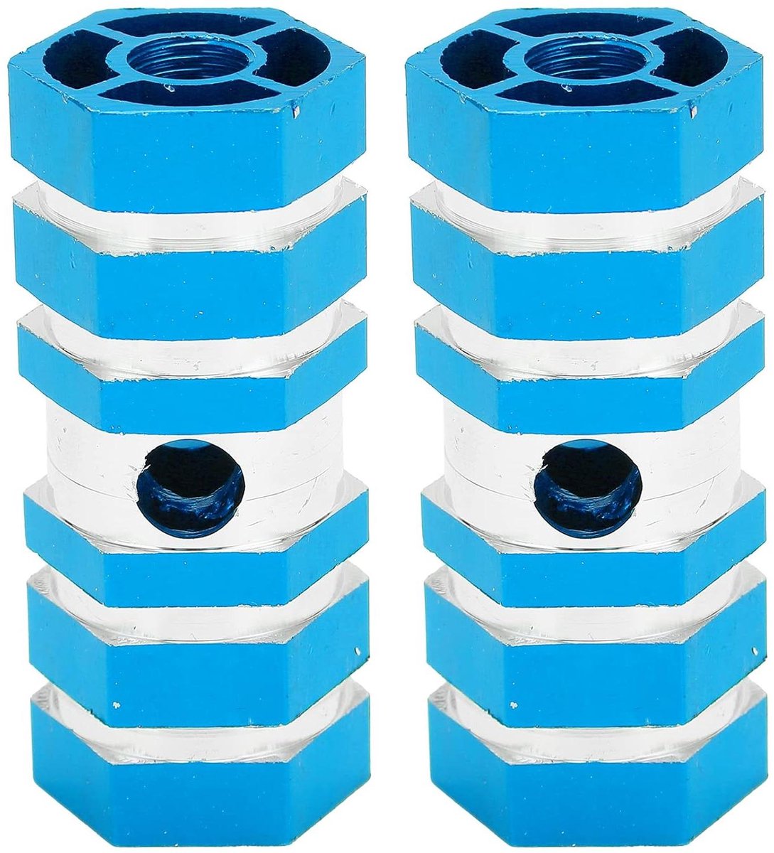 Fietssteunen - Fietspennen Fietsaccessoires - Mountainbiken - Antislip Ontwerp - 1 cm - Blauw