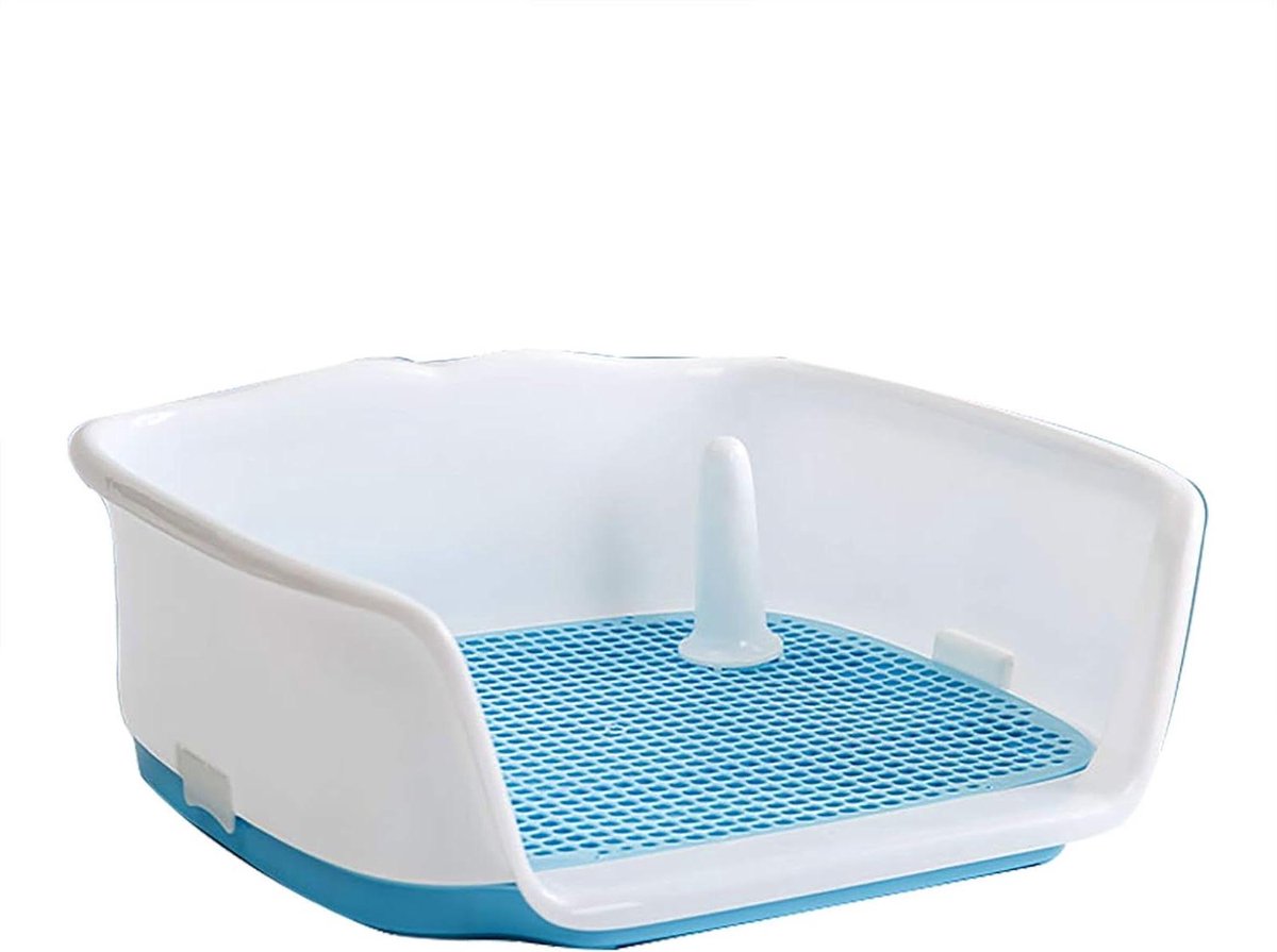 Hondentoilet - Hondenpotje Zindelijkheidstrainer - Puppy Zindelijkheidstraining - Voorkomt Poten Nat - Grote Capaciteit - Grijs