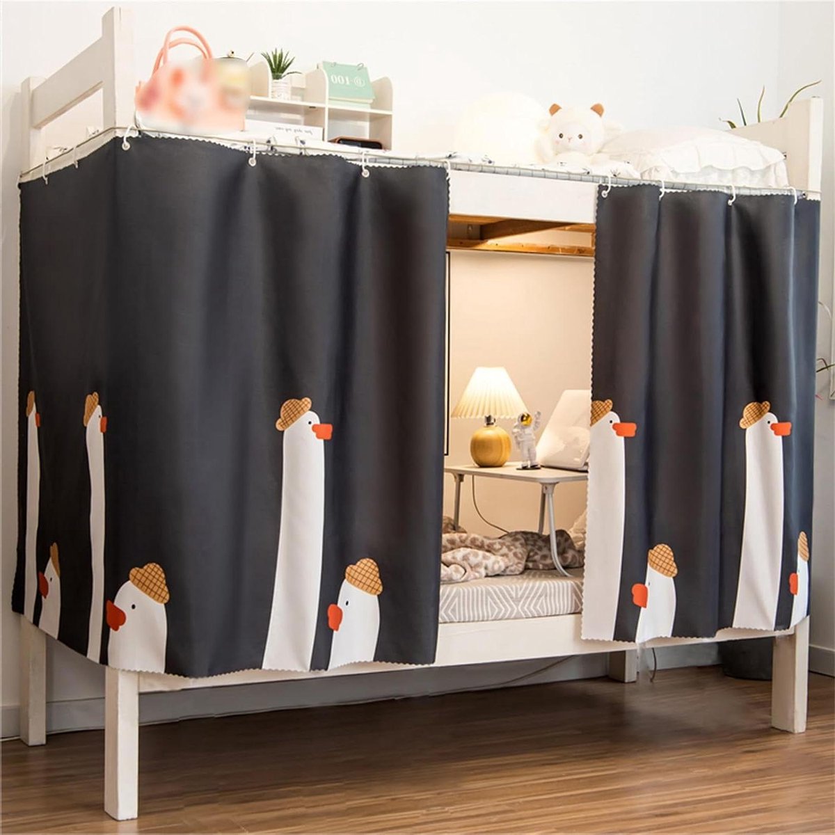 Bedgordijn Stapelbed - Nachtgordijn Privé - Privacy Creëren - Verduisterend Stofdoek - 1.2