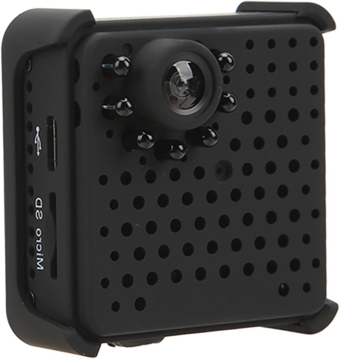 Mini Camera - Draadloze HD Camera - Thuis Beveiliging - Bewegingsdetectie - 1080p Resolutie - Zwart