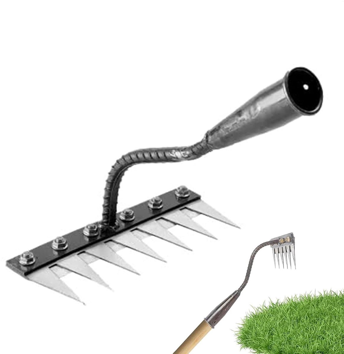Onkruidverwijderaar - Wiedgereedschap Klauw - Tuinonderhoud - Afneembare Tanden - 26 x 23 x 10 cm - Niet gespecificeerd