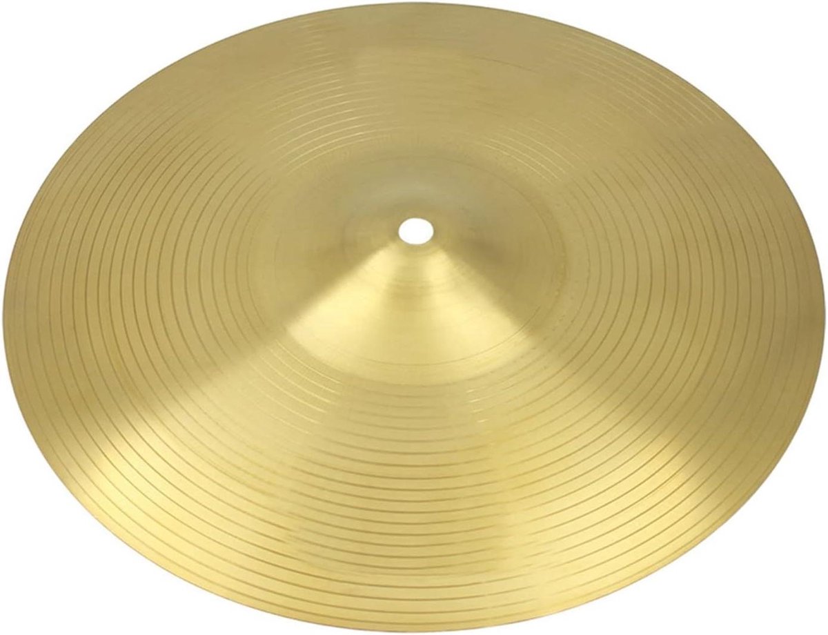 Bekken Set - Perkussie Instrument - Muziek Maken - Duurzaam Messing - 16 Inch - Brons