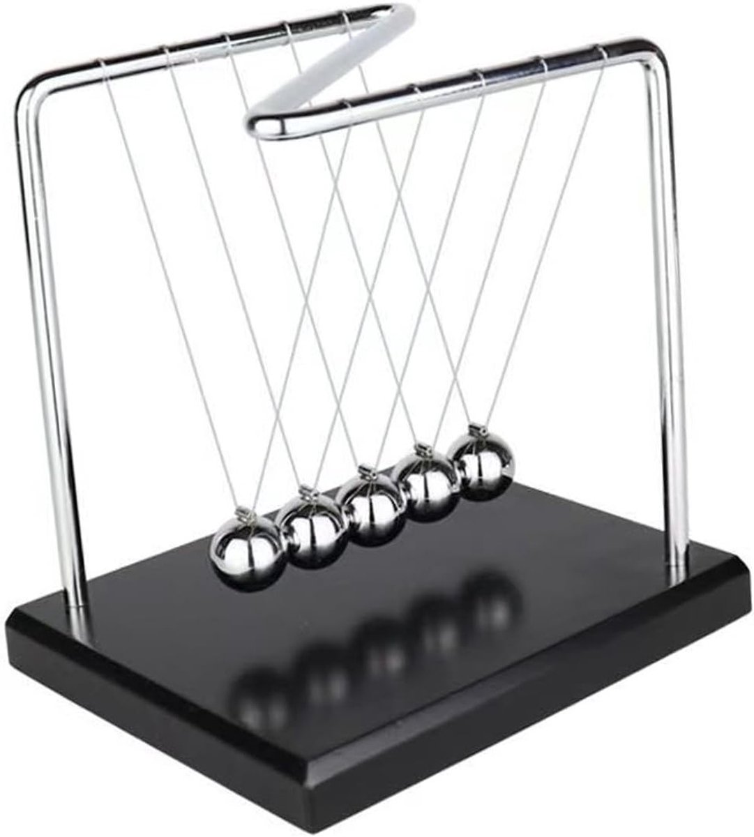 Z Shape Newtons Pendulum Ball – Balance Balls voor Wetenschappelijk Speelgoed, Psychologie en Desk Ornament Kinetisch Gadget
