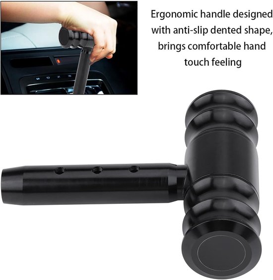 Versnellingspookknop - Handmatige Pook - Auto Aanpassen - Ergonomisch Ontwerp - 15x6 cm - Zwart — afbeelding 2