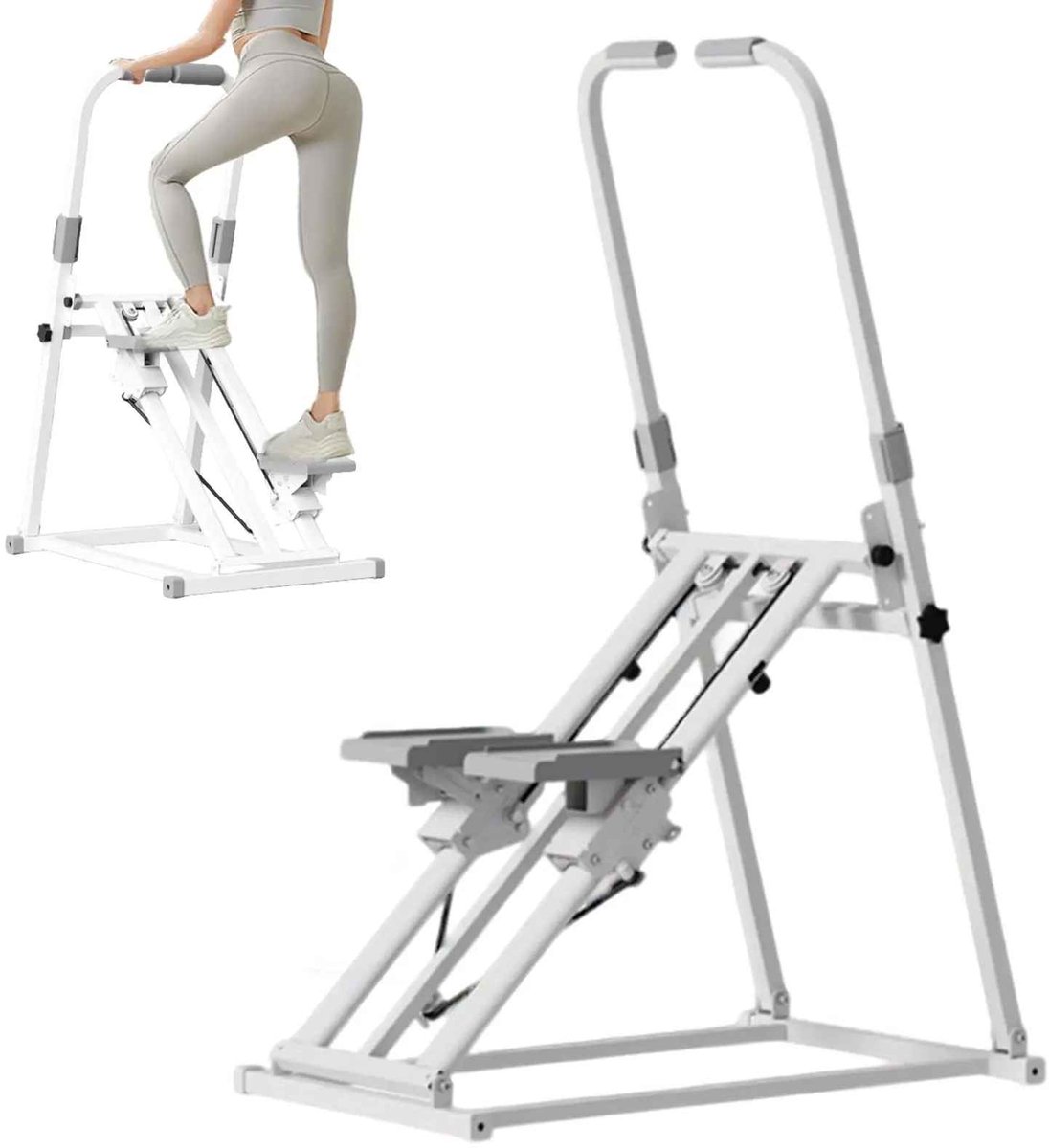 Casa Living Multifunctionele Trapmachine - Opvouwbaar Fitnessapparaat - Verstelbare Helling - Compact Thuisgebruik - 3 Standen