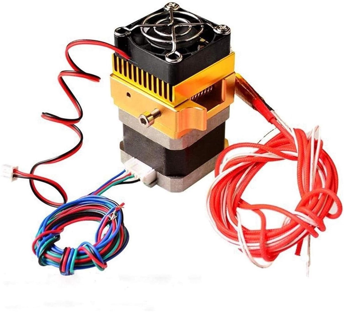 3D Printer Onderdelen - Extruder Mondstuk - 3D Printen - Volledig Metaal - 0.4 mm - Zilver