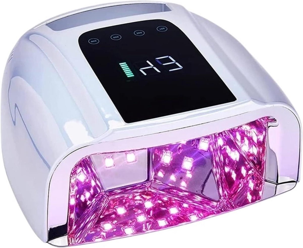Nagel UV Lamp - Manicure Droger - Nagels Drogen - 96W Snel Drogen - 22x22x10cm - Wit