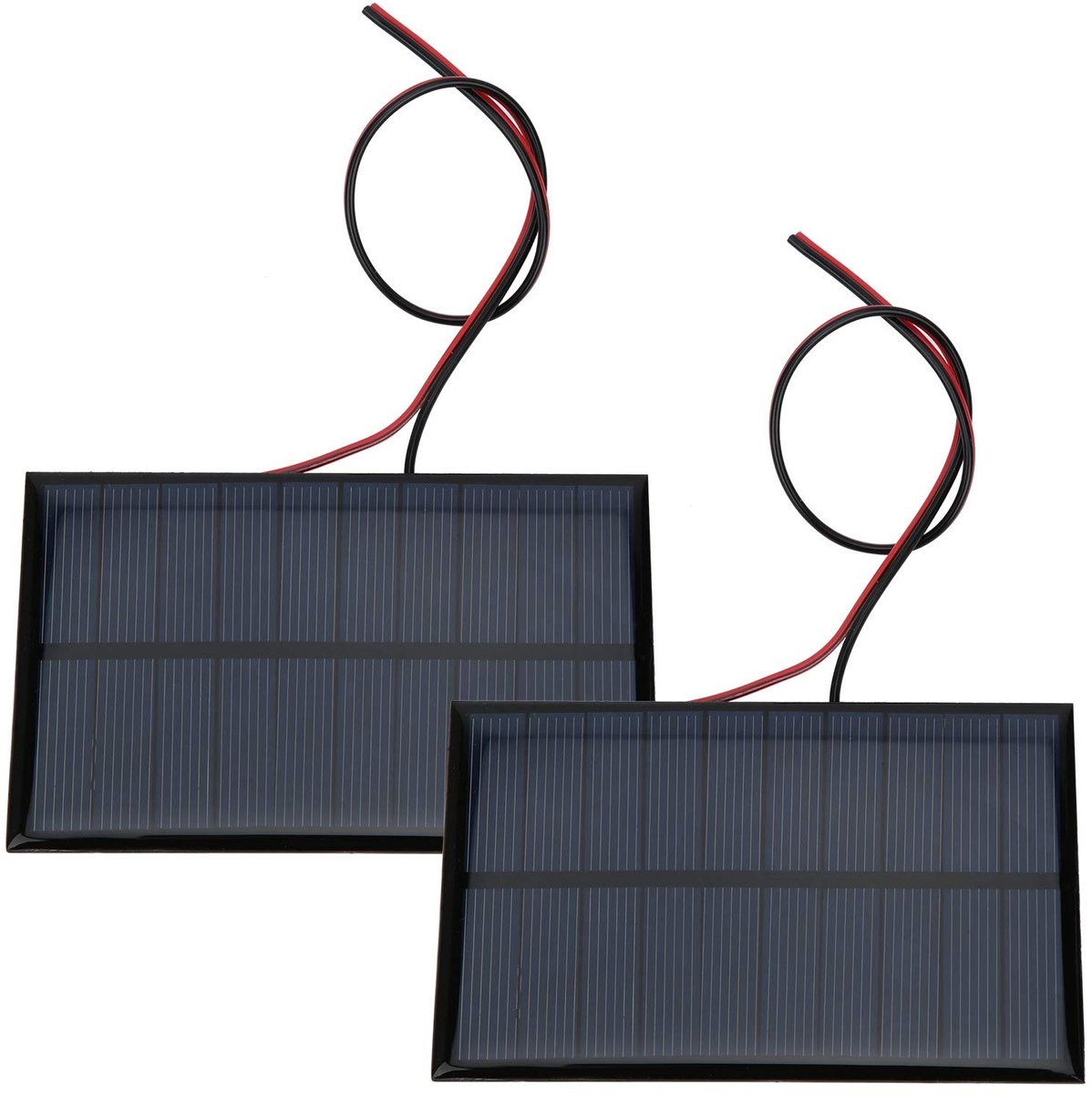 Dailygoods - Dailygoody - Zonnepaneel - Micro Mini - Ideaal voor zelfbouw en opladers - 5V 250mA - Duurzaam - Geschikt voor diverse projecten - 2 stuks