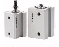 Luchtcilinder - Pneumatische cilinder - Industriële Automatisering - Dubbele werking - 40 mm boring - Aluminium