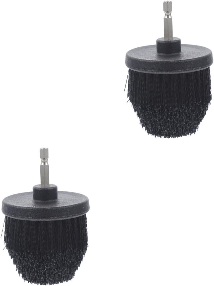 Schoonmaak Borstels - Boor Accessoires - Huis Reinigen - Voor Handboren - 2 Stuks - Zwart