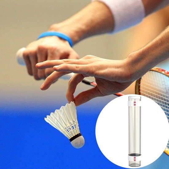 Shuttle Opbergbuis - Ballen Organizer - Badminton Training - Sterk Magnetisme - 29 cm Lengte - Donker — afbeelding 3