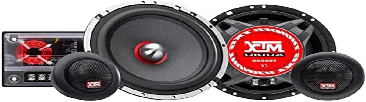 Luidsprekerset - Auto speakers - Muziek Luisteren - Aluminium behuizing - 165 cm - Zilver