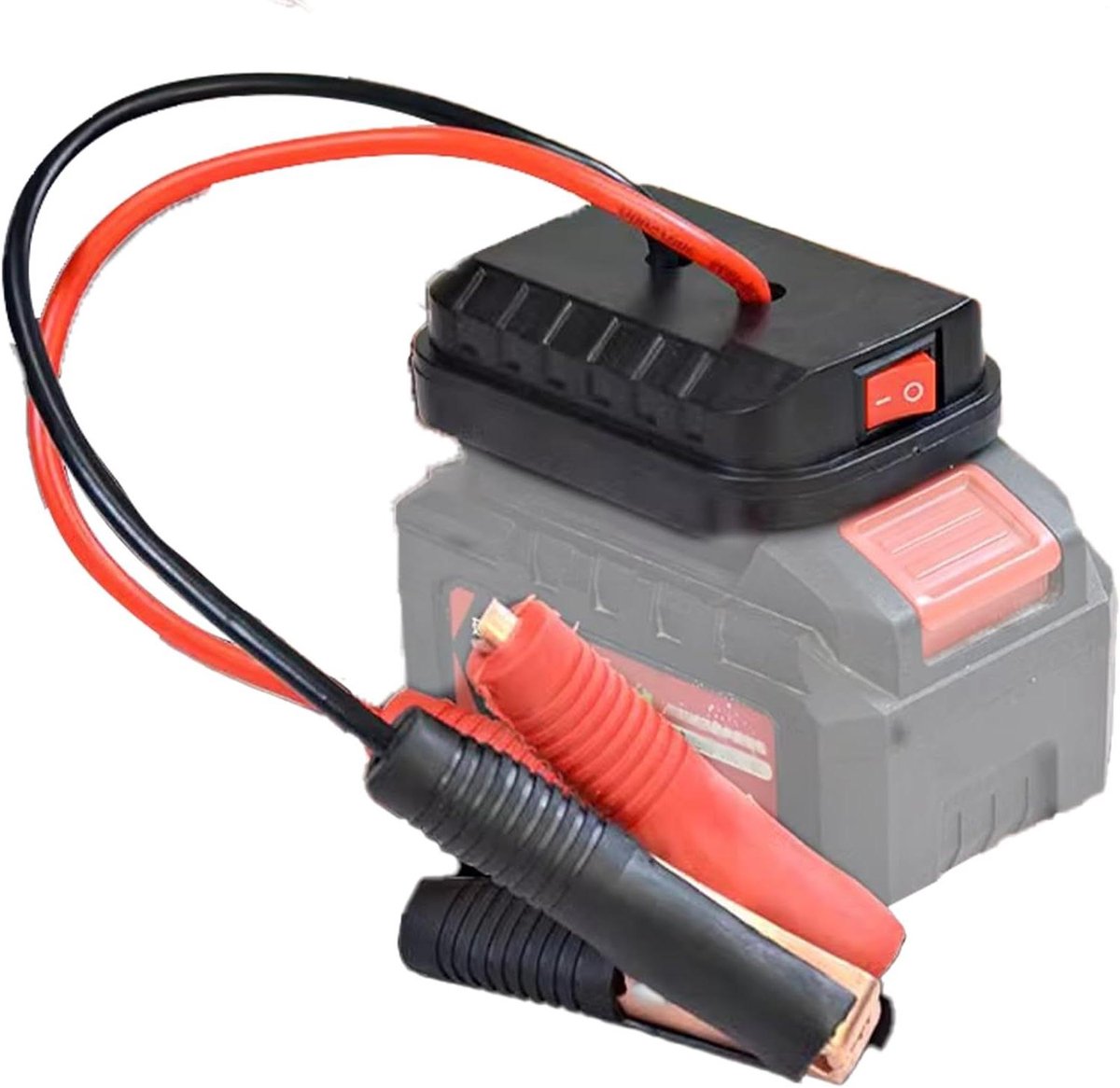 Auto Startbooster - Draagbare Jumper - Noodsituaties Oplossen - Met LED-lamp - Compact Ontwerp - Zwart