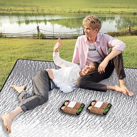 Campingmat Vloermat - Folie Picknickmat - Outdoor Activiteiten - Waterdicht Vuilafstotend - 200x200cm - Meerkleurig — afbeelding 4