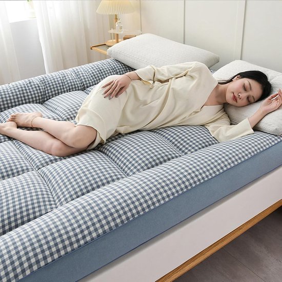Vloermatras Dik - Opvouwbaar Gastenbed - Comfortabel Slapen - Ruimtebesparend Design - 120x200 cm - Groen — afbeelding 4