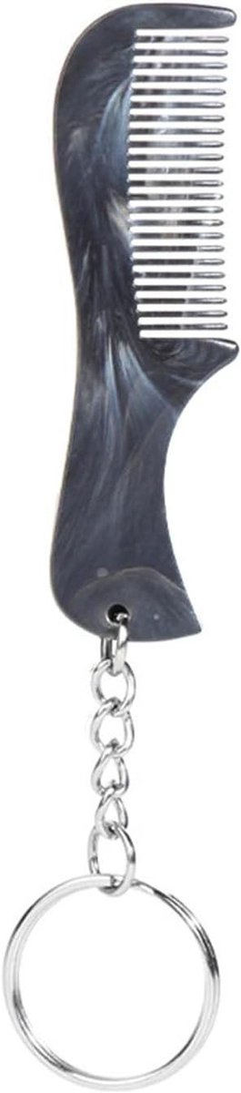 Baard Kam - Snor Styling - Dagelijkse Verzorging - Antistatisch Materiaal - Zakformaat - Zwart