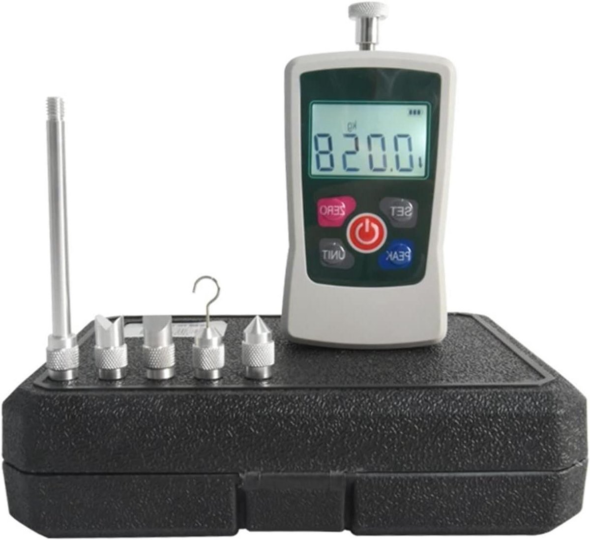 Digitale Krachtmeter - Testinstrument - Belasting Testen - Hoge Precisie - AMF-50 - Grijs