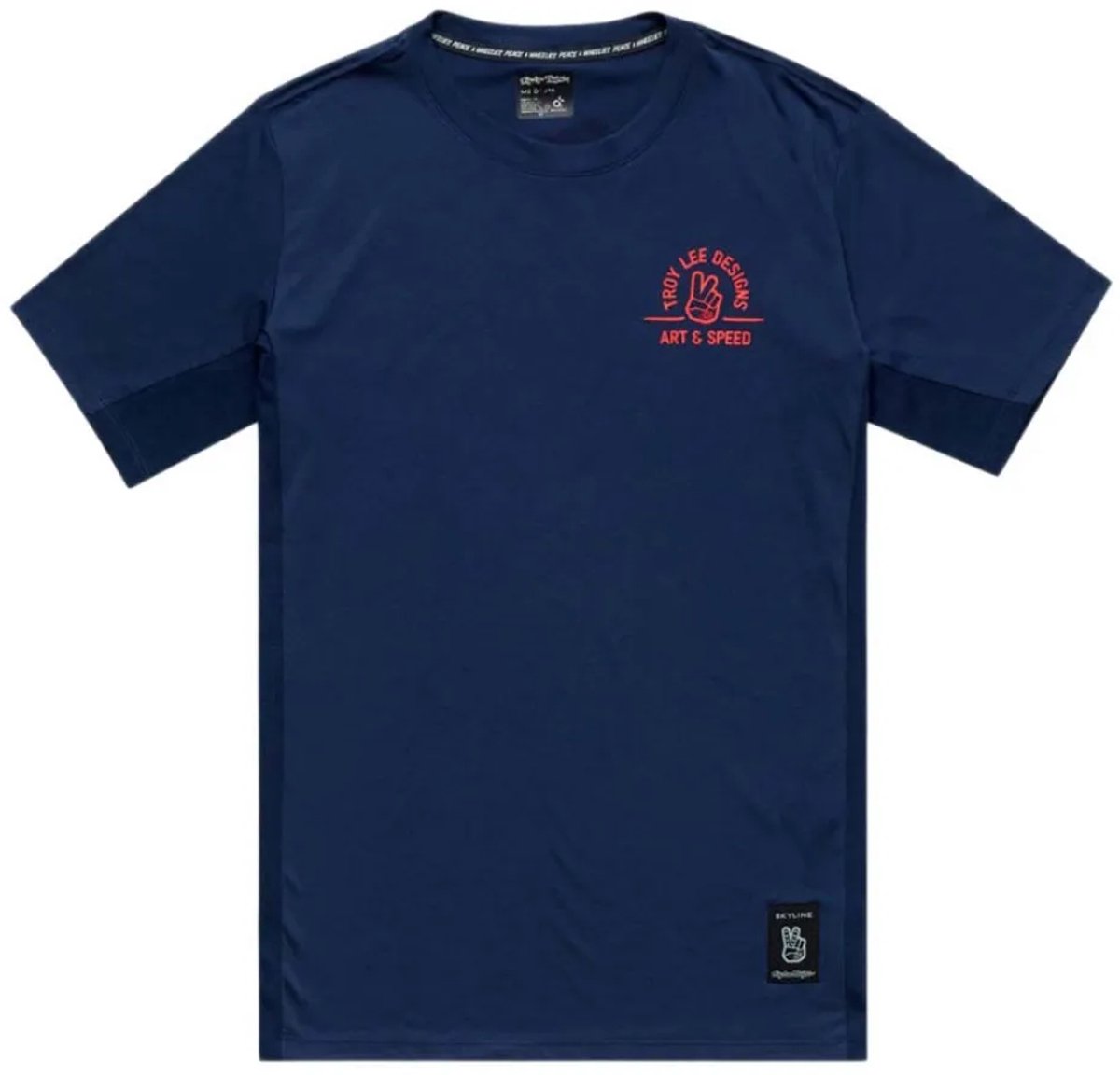 Troy Lee Designs Skyline T-shirt Met Korte Mouwen Man Locals Midnight