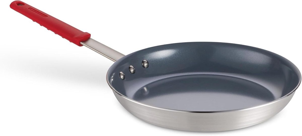 Keramische koekenpan - Antiaanbakpan - Dagelijks koken - Versterkte coating - 30 cm - Grijs