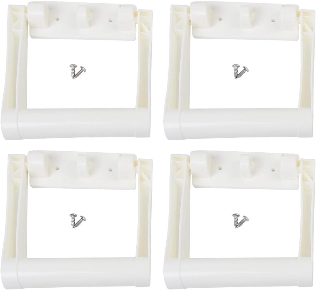 Vervangende Handgrepen - Koelbox Onderdelen - Outdoor Activiteiten - Complete Reparatie Set - 4 Stuks - Wit
