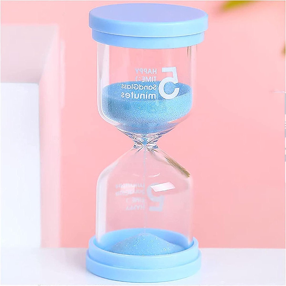 Zandloper Timer - Zandklok - Koken en Spelletjes - Duurzame Constructie - 30 Minuten - Blauw